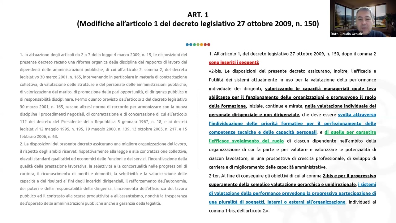 Le novità del DDL Zangrillo in materia di valutazione della performance