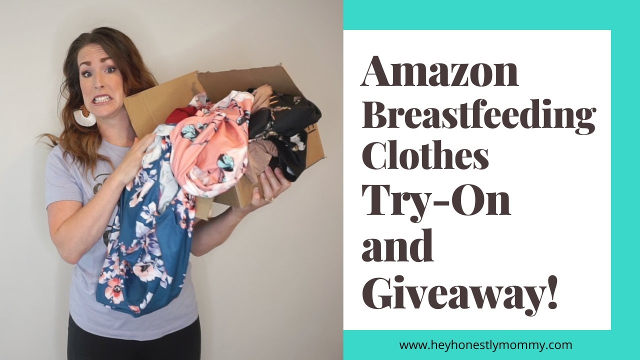 Amazon Breastfeeding Clothes Try On | Breastfeeding Clothes