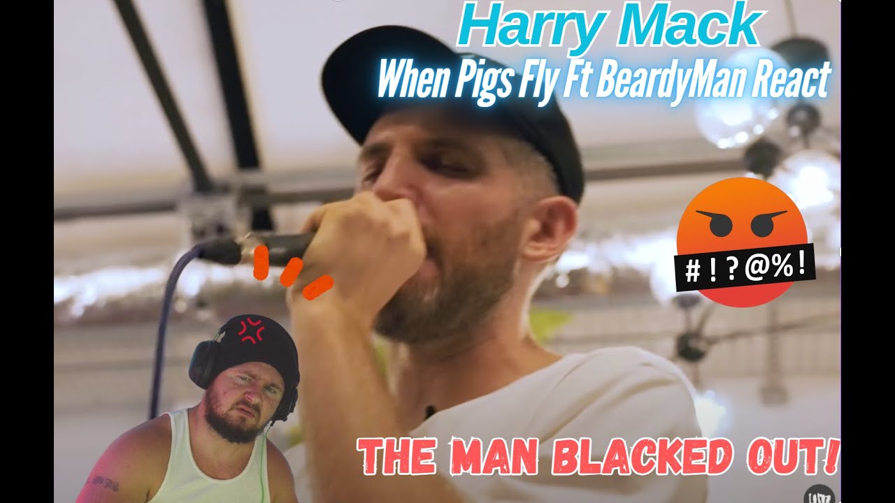 Harry Mack FT BeardyMan- When pigs Fly React- HMack Blacking out on the Verses!!