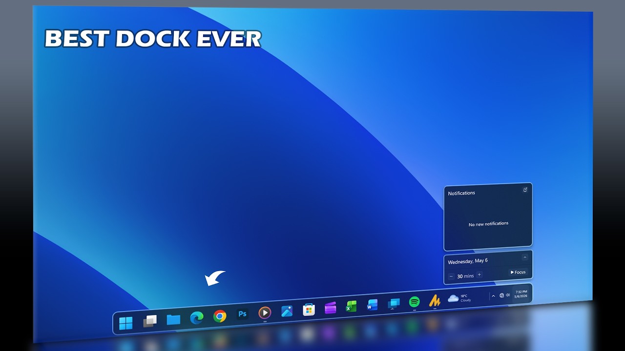 I've Tried this Windows 11 Dock & I'm Not Going Back to the Default