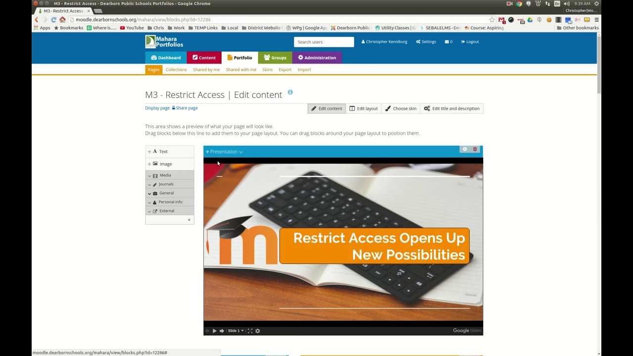 Yep, Moodle does that!   Classroom Presentations using Mahara and Assignments