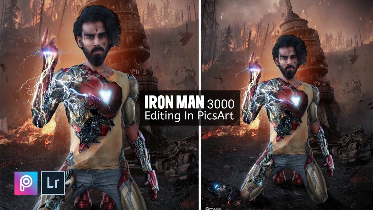 Iron Man 3000 Concept Photo Editing In PicsArt & Lightroom | Step By Step