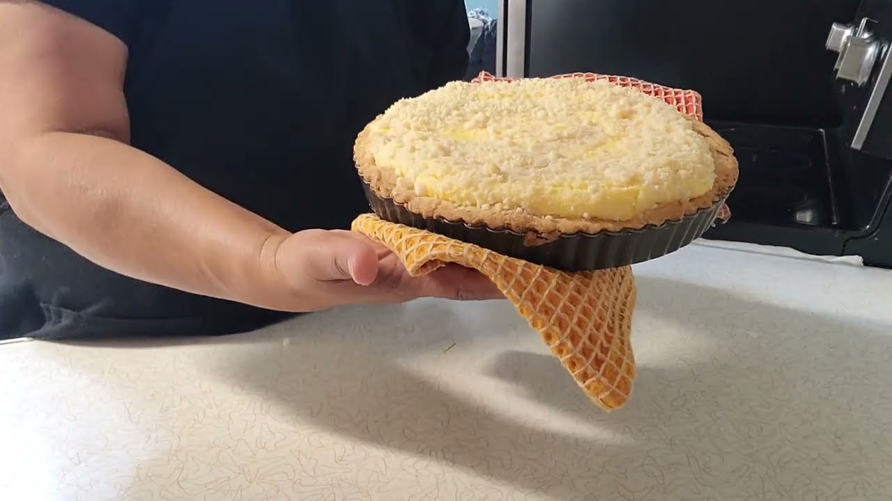 Aquí les enseño  la receta  de pay de ricotta