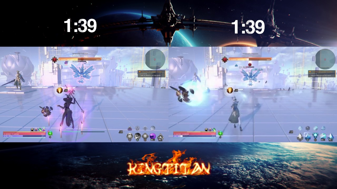 SkyForge Ps4 - Witch/Warlock VS Cryomancer DPS Test/Rotations