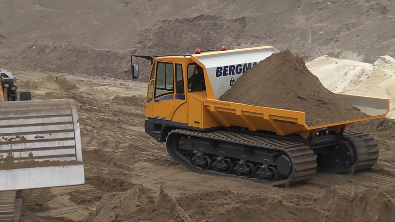Fl&uuml;ssige Kurvenfahrt | Bergmann Hydraulik Dumper C912s (ehemals 4010)