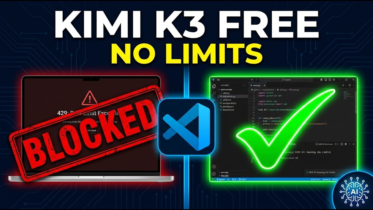 How to Use Kimi K3 for FREE in VS Code (Step-by-Step Tutorial)