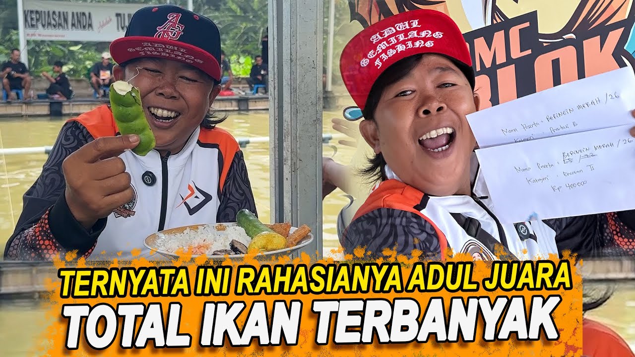 MACOK BANGAT PAKE UMPAN AMIS WANGI AGF + ESSEN SUPERMAN BAWA PULANG 2 AMPLOP