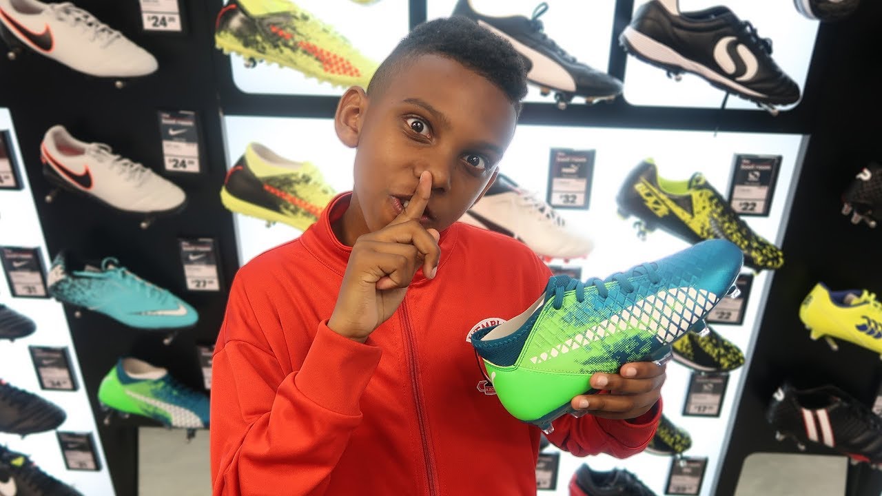 SURPRISING MY LIL BRO WITH NEW FOOTBALL BOOTS / CLEATS