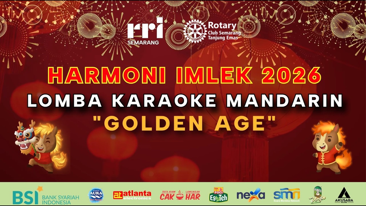 Final Lomba Karaoke Mandarin - Harmoni Imlek 2026 RRI Semarang