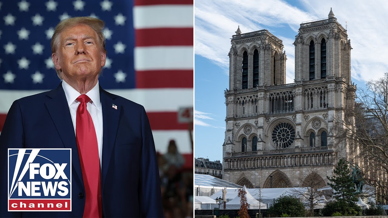 President-Elect Trump attends the Notre Dame re-opening ceremony in Paris, France