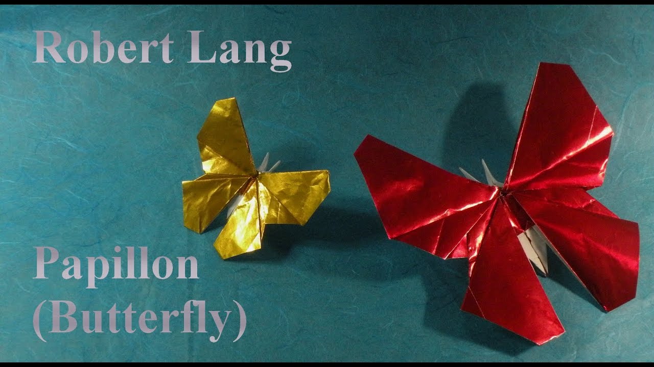 TUTORIEL Origami - Papillon de Robert Lang (Butterfly)
