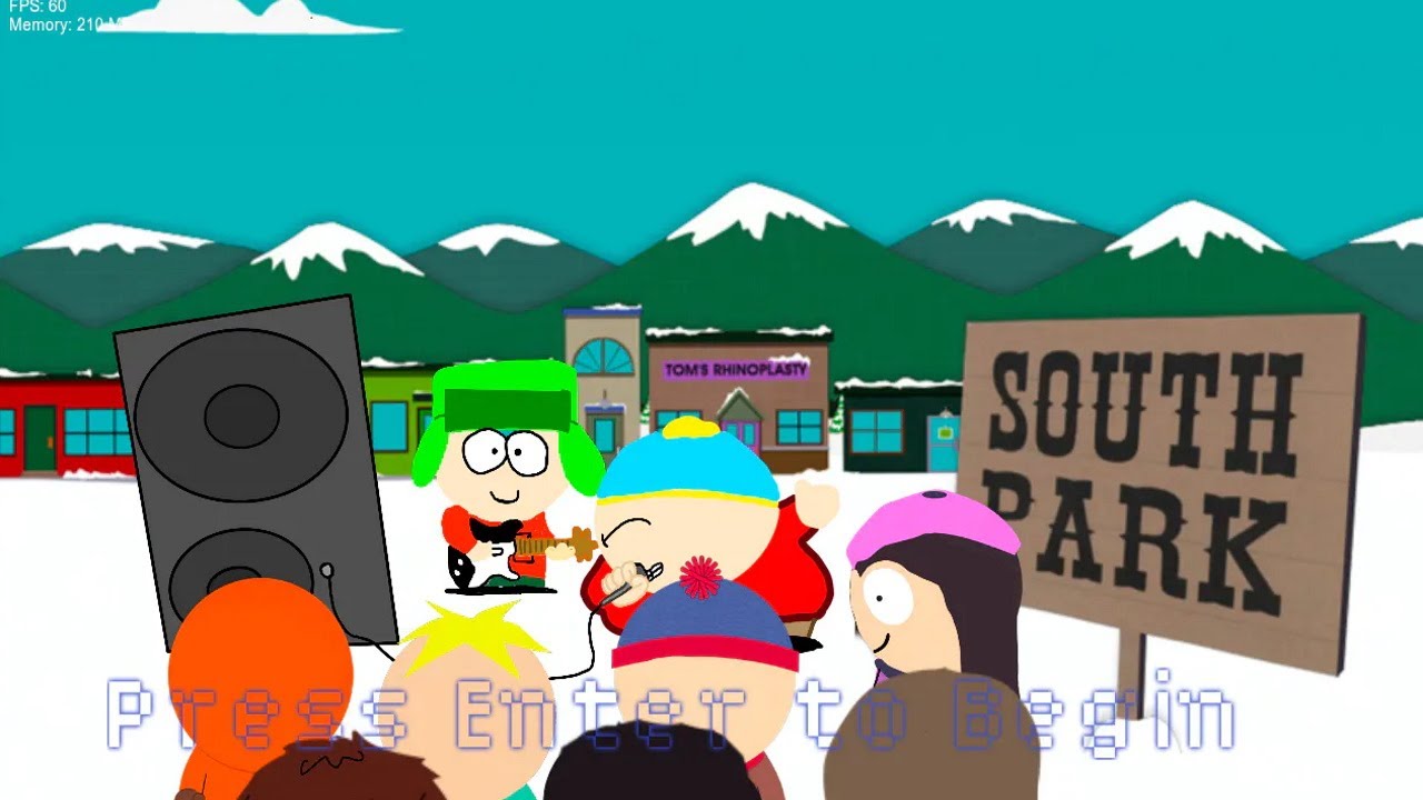 Friday Night Funkin' - South park Cover Mod (FNF MODS) 