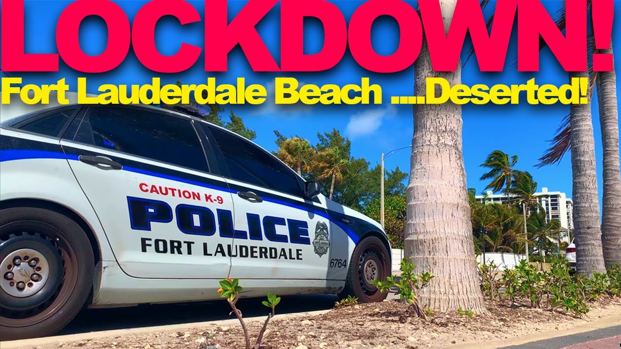 SEE IT FIRST | Fort Lauderdale Beach Closed for Spring Break 2020 Due To Virus | Kurt Travels
