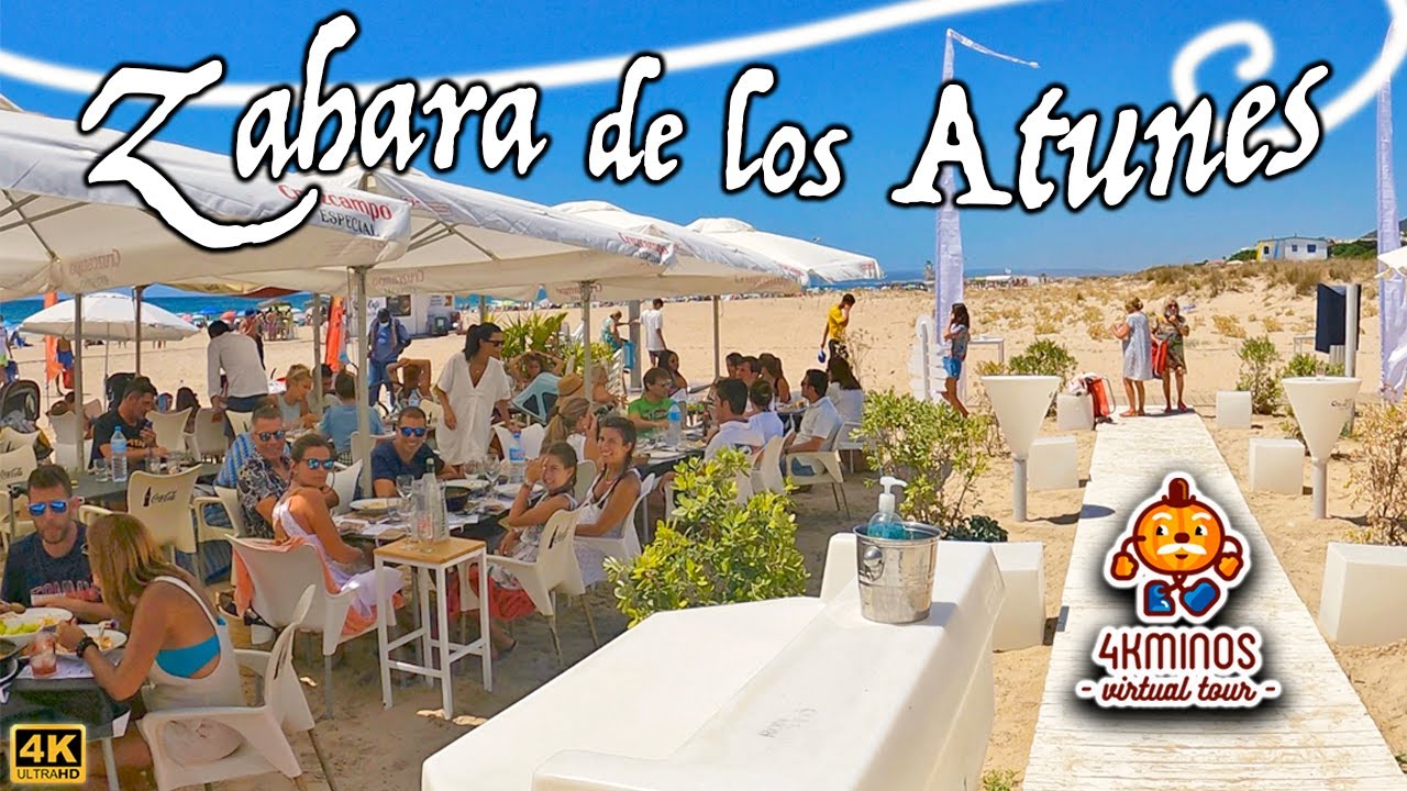 🌴 Zahara de los Atunes - 4K (Ultra HD) Walking Virtual Tour Spain (2021)