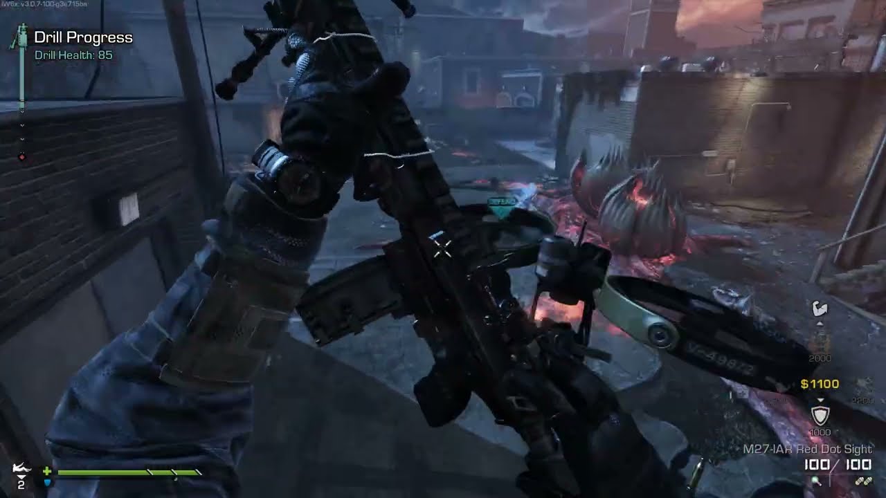 Call of Duty: Ghosts - Hardcore Solo Extinction - Point of Contact (Tank+Medic)