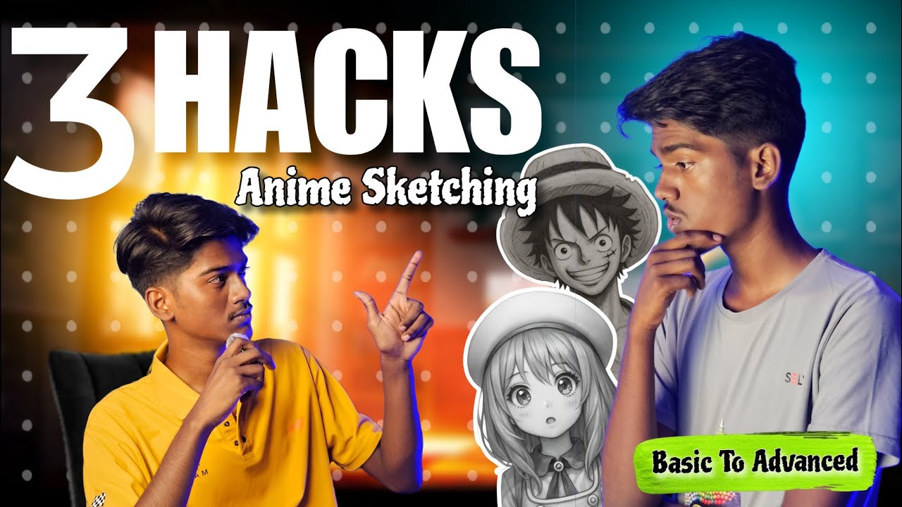 Top 3 Hacks for Anime Drawing | Pro Drawing tips | Basic to Advance Drawing | @Drawing_with_surojit 