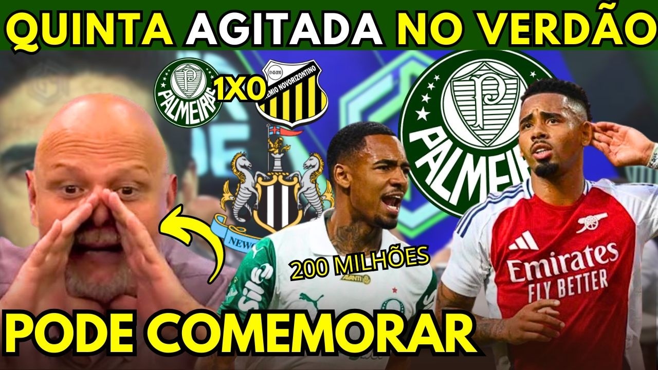🤯200 MILHÕES! GABRIEL JESUS NO VERDÃO? MASSINI TROUXE INFO BOMBÁSTICA APÓS VITÓRIA DO PALMEIRAS