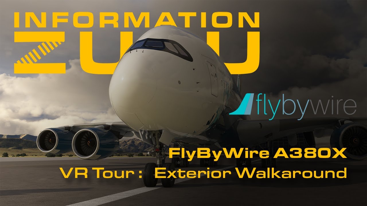 Airbus A380 Exterior VR Tour – Up Close with the World’s Largest Passenger Jet in MSFS 2020!