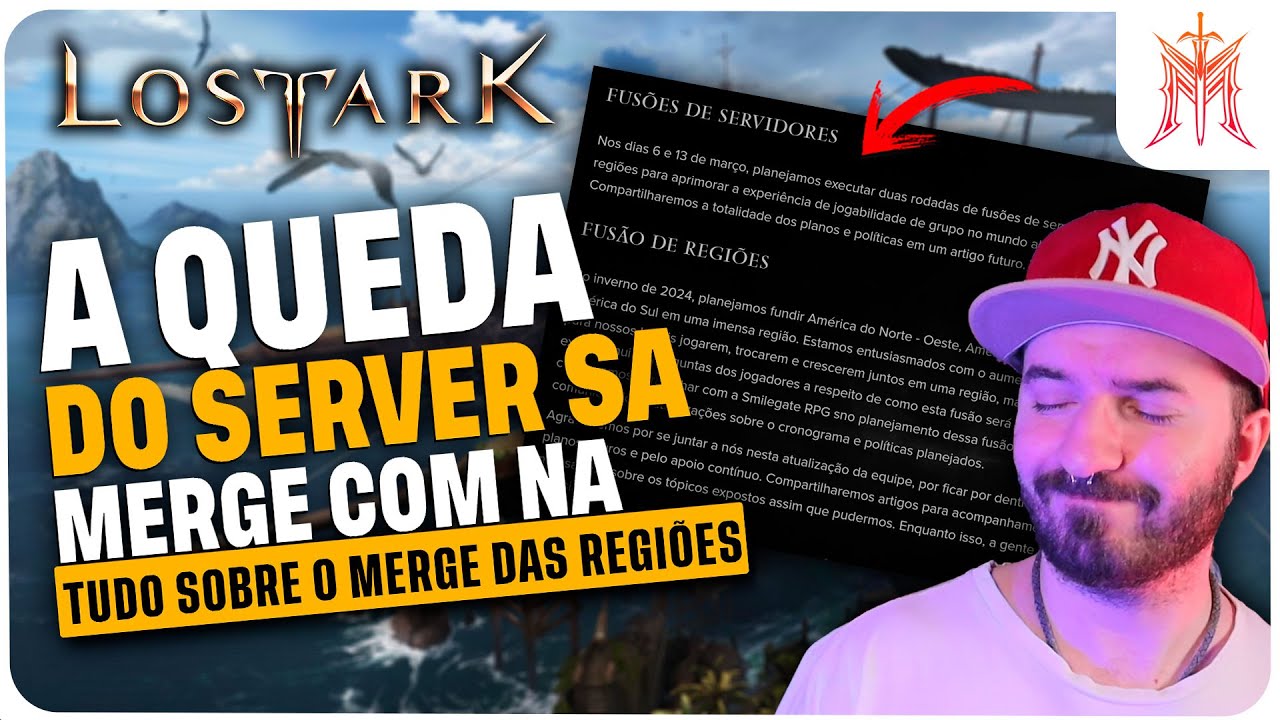 A QUEDA DO SERVER SA QUE VAI SE JUNTAR COM O NA EM LOST ARK
