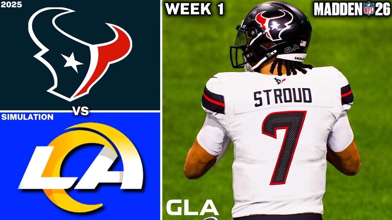 Texans vs. Rams | Week 1 Simulation | Madden 26 PS5 Gameplay