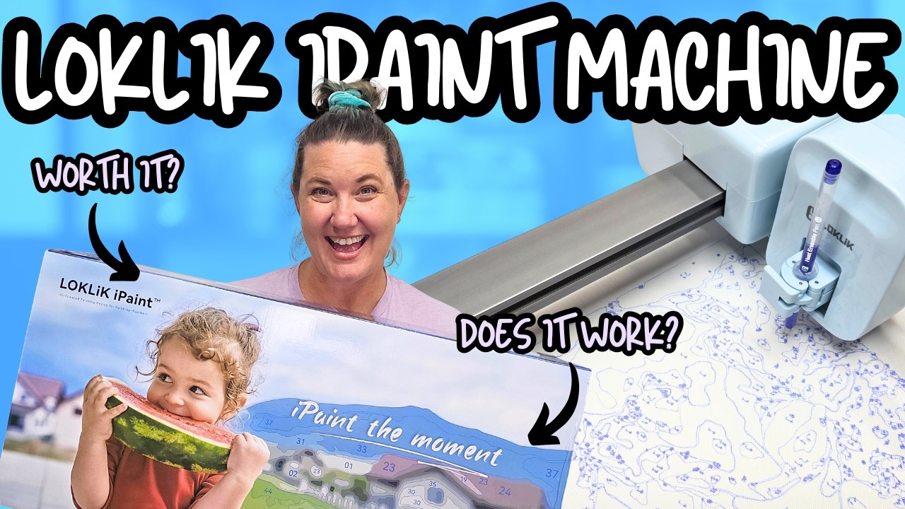 Unveiling the LOKLiK ipaint Paint by Numbers Machine: Unboxing, Review, And Beginners' Tips