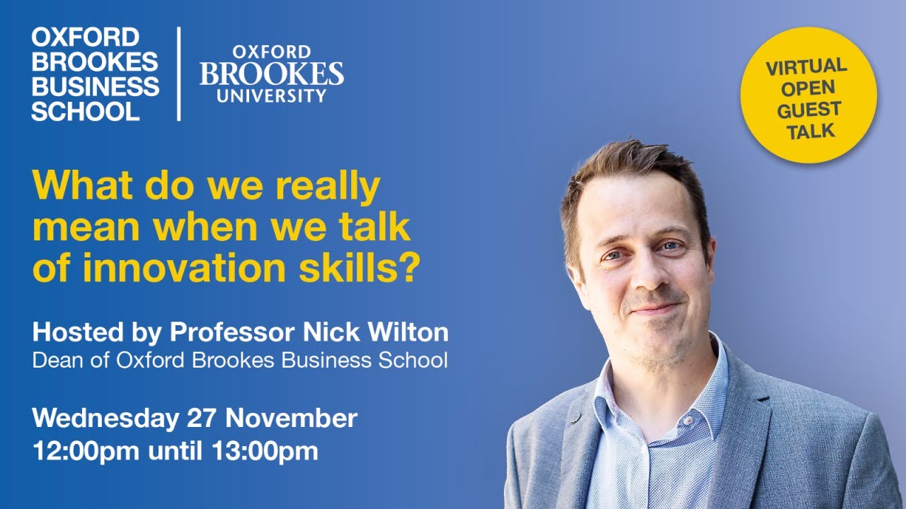 What do we really mean when we talk of innovation skills