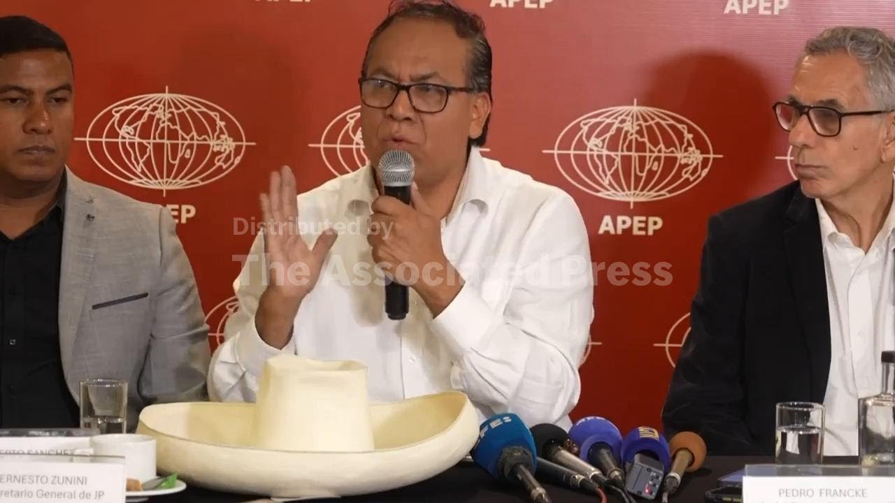 Peru candidate S&aacute;nchez details stance ahead of Sunday's runoff election against Fujimori