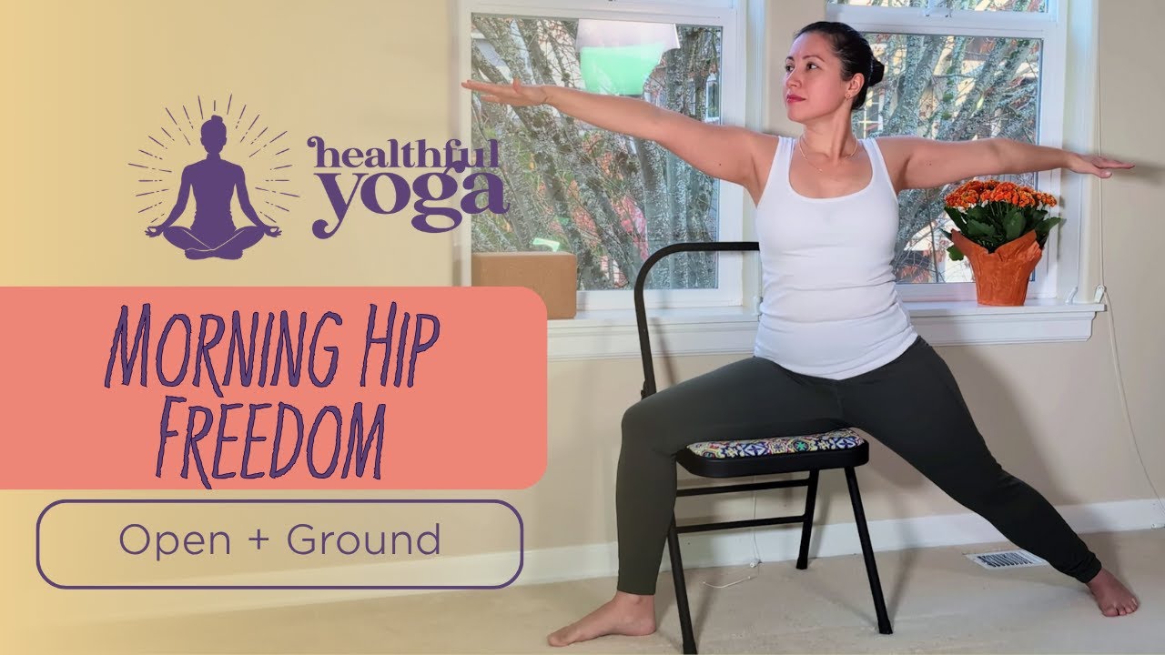 Chair Yoga for Morning Hip Freedom | 15-Min Gentle Flow to Wake Up Your Body + Energy Boost 🌞