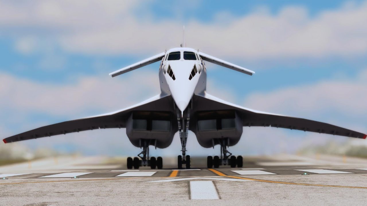 TU-144 Supersonic Beast Takeoff From a Small Snowy Runway | MSFS 2020