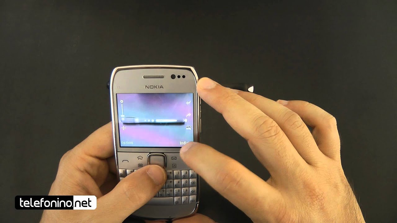 NokiaE6 videoreview da Telefonino.net