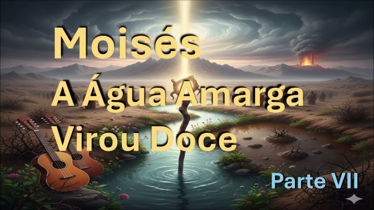 Moisés – Parte VII: A Água Amarga Virou Doce | Fidelidade de Deus no Deserto | Sertanejo Gospel Raiz