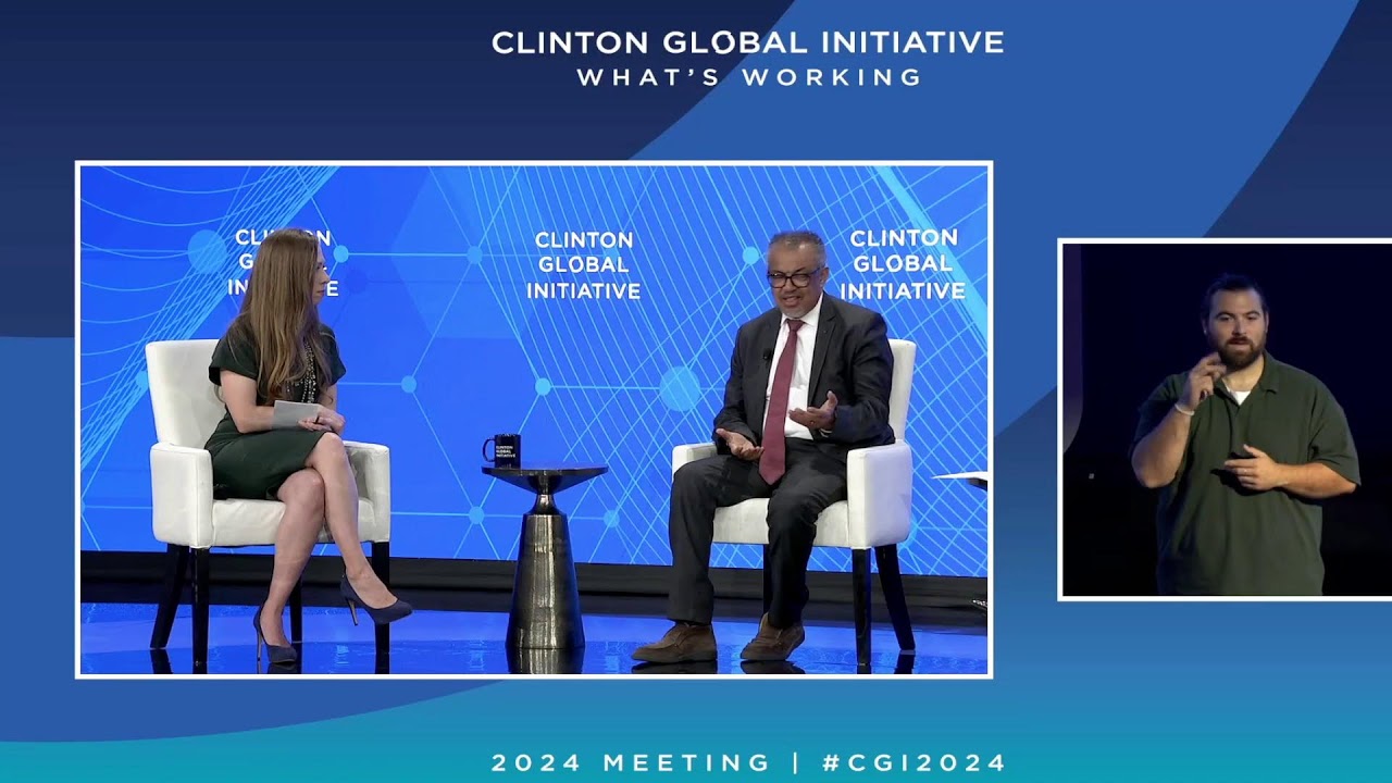 LIVE: Strengthening Global Health Security dialogue with @DrTedros. #CGI2024