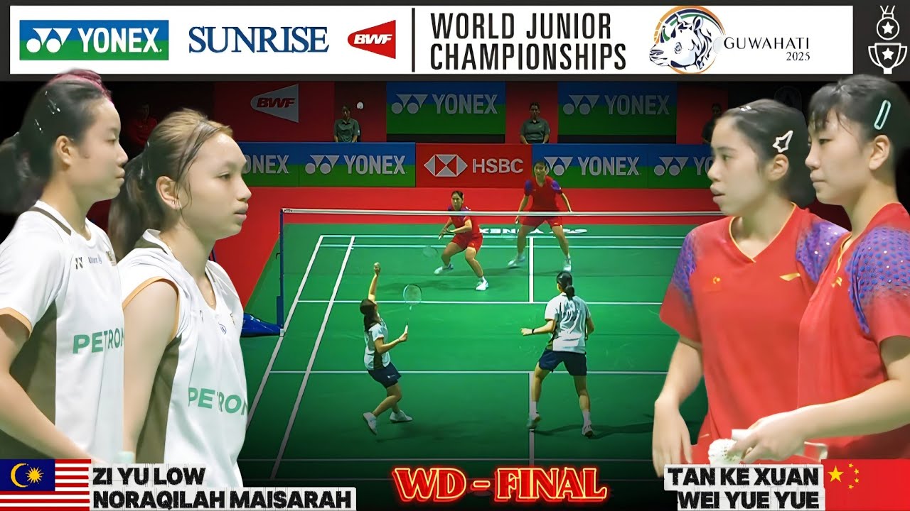 [WD-Final] Цзы Ю Лоу/Норакила Майсара vs Тан Кэ Сюань/Вэй Юэ Юэ | Бадминтон ЧМ 2025