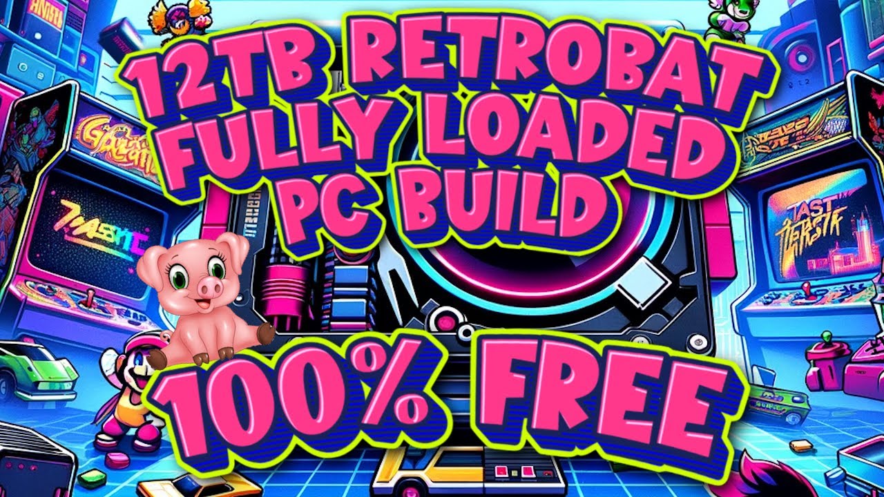 🎮 Insane 12 Terabyte LOADED RetroBat Build - 100% FREE Download! 🚀 PiPiggies & Arcade Punks Deliver!