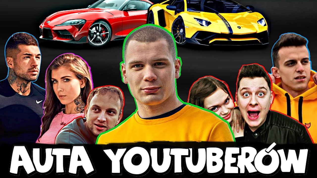 ⛔️ NAJDROŻSZE AUTA YOUTUBER&Oacute;W | Budda, my Majewscy, Max Krasoń, Szumciak, Emil