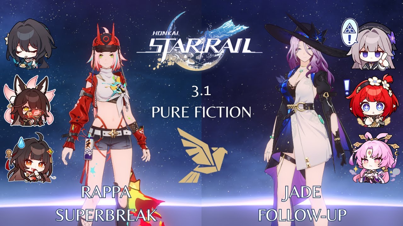 E0S0 Rappa Superbreak and E0S0 Jade Follow-up - 3.1 Pure Fiction 4 - Honkai Star Rail