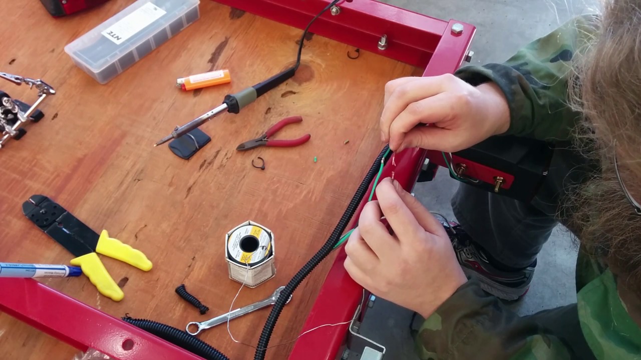 Harbor Freight Folding Utility Trailer Light Install