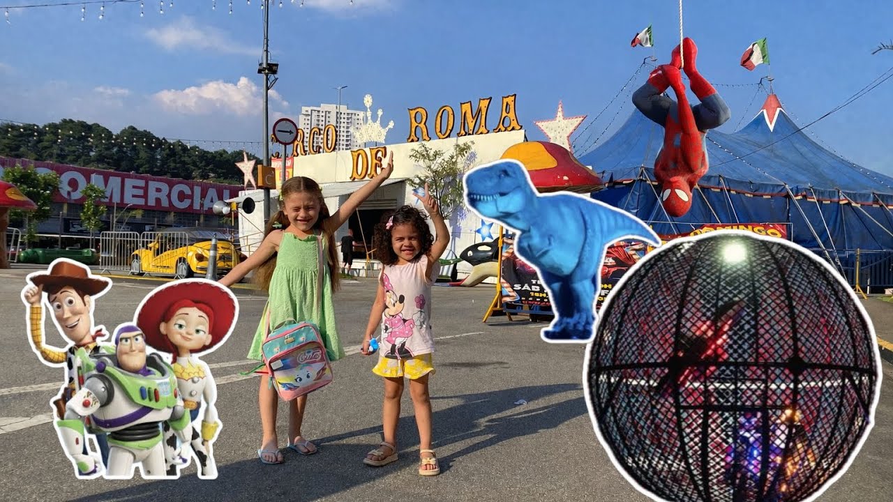 MINHA SOBRINHA FOI AO CIRCO COM A GENTE 🎪 E OLHA O QUE ACONTECEU! #canalinfantil #youtubekids 