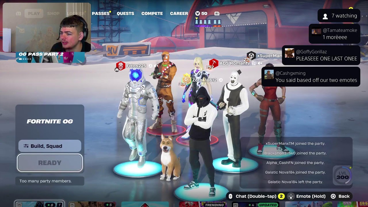 Fortnite with viewers