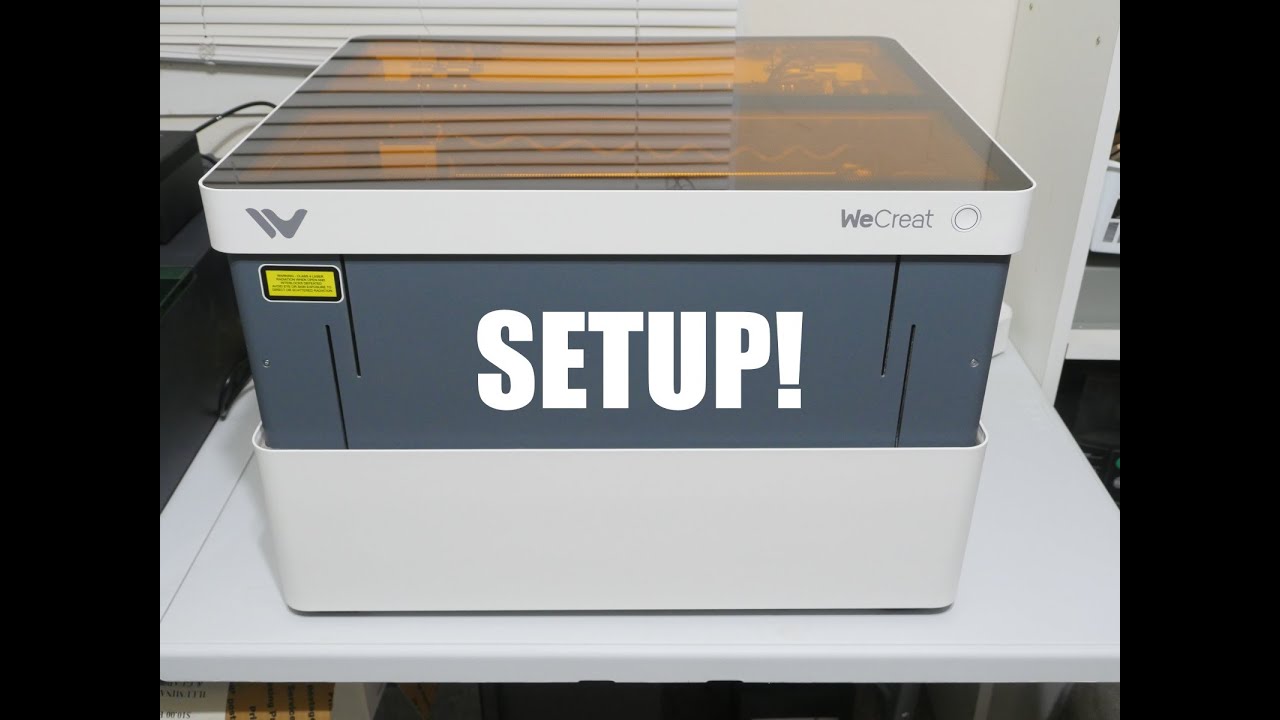 WeCreat Vision Laser Engraver Unbox and Setup
