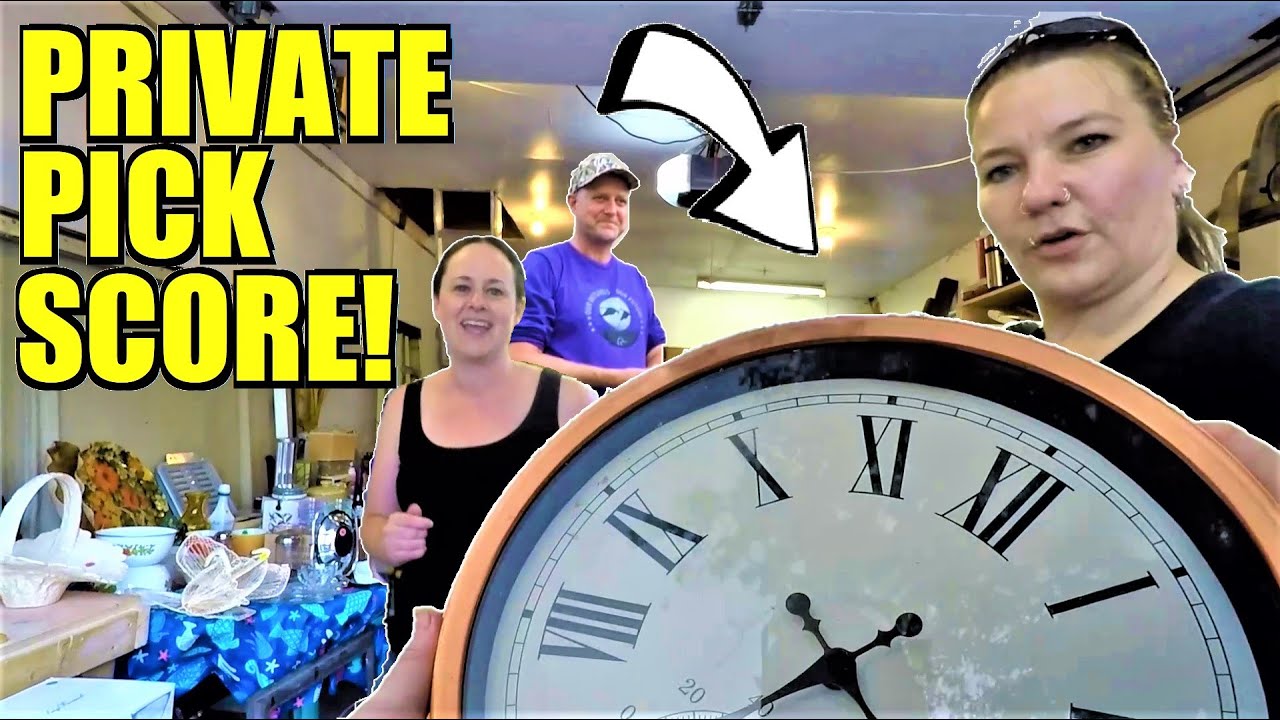 Ep299: WE WERE INVITED TO A PRIVATE PICK BY A FAN! - The ORIGINAL GoPro Yard Sale Vlog!