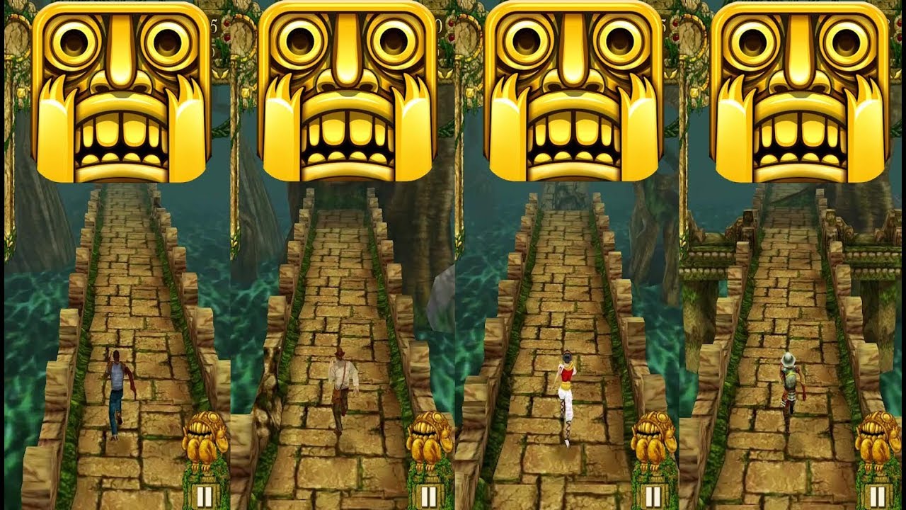 Temple Run Vs Temple Run Vs Temple Run Vs Temple Run - Character Vs Character Gameplay