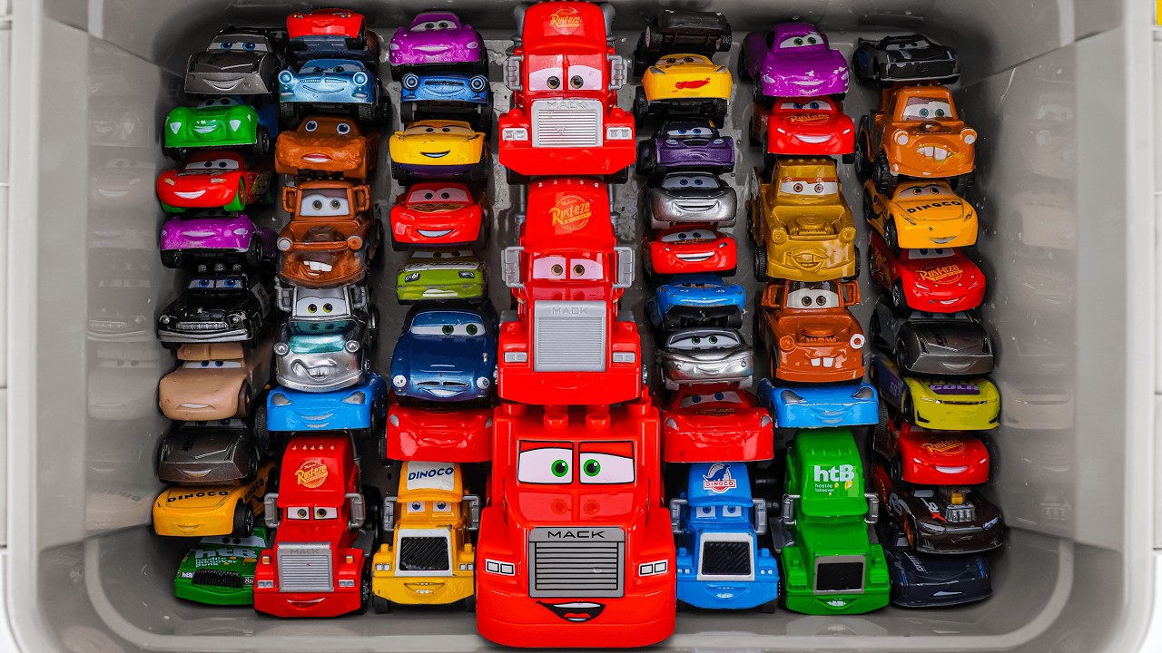 Disney Pixar Cars Unboxing Review | Lightning McQueen Huge Cars Toy Collection