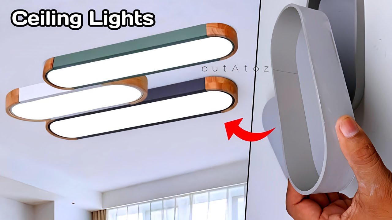 How to Make Big Modern Home Decoration LED Ceiling Light Ceiling Lights Bigest Ceiling Surface Light