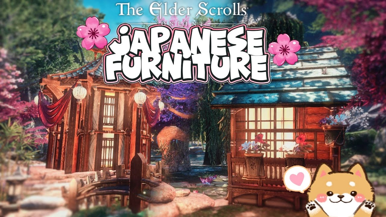 Japanese Style Furniture 🌸| ESO Housing Guide
