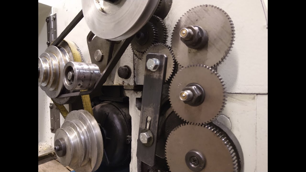 Modifying a metal lathe to do left-handed threads