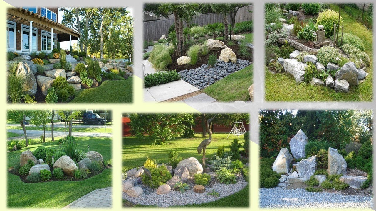 Jardines con rocas 🌻 Landscaping ideas with rocks