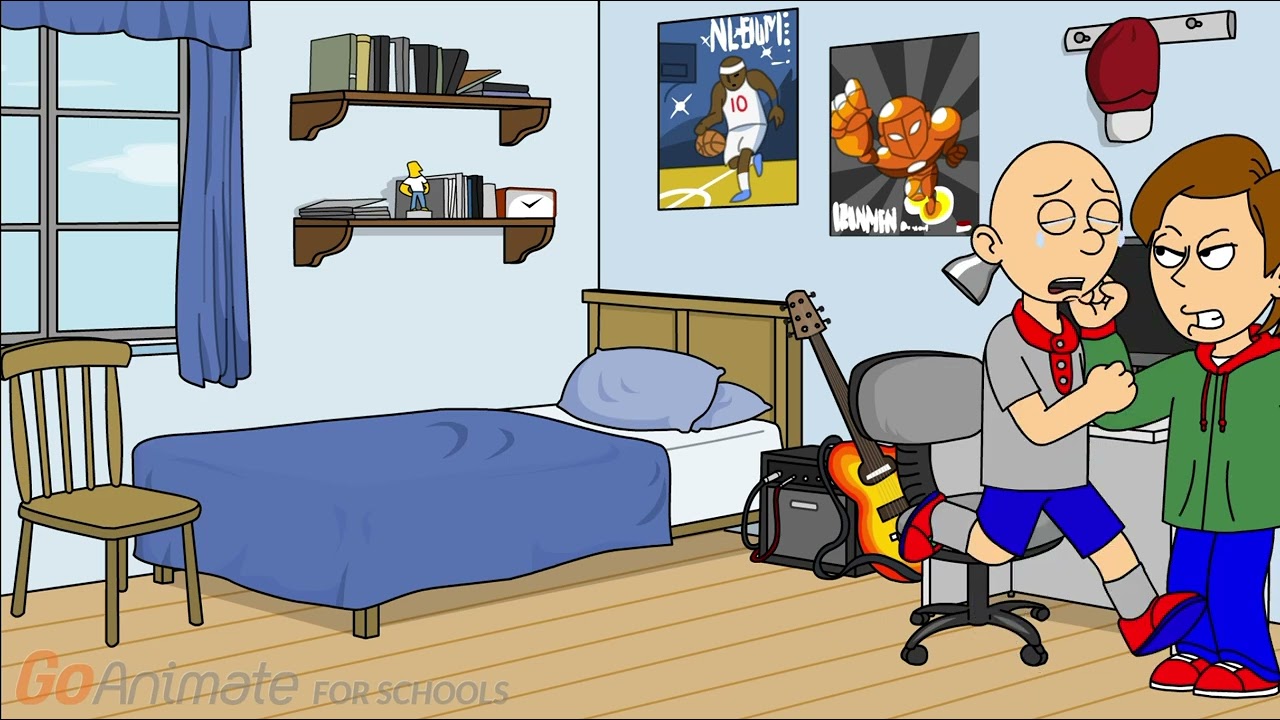 Classic Caillou Ditch School And Gets Grounded! ( Preview)