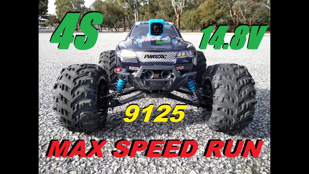 XINLEHONG 9125 MAX SPEED RUN ON 4S - 14.8V