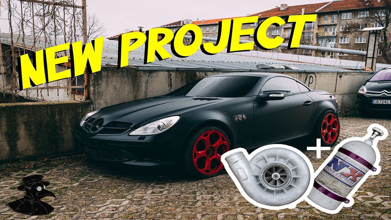 ABSURD V12 in a SLK with a MANUAL Transmission